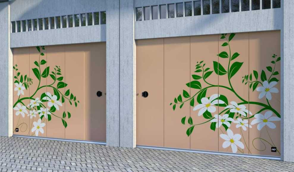 image PORTE DE GARAGE À DÉPLACEMENT LATÉRAL