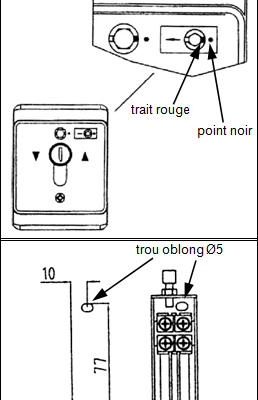 Mise en place du tendeur de câble :