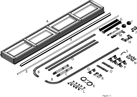 composantes de porte sectionnelle