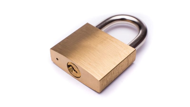 cadenas à clé