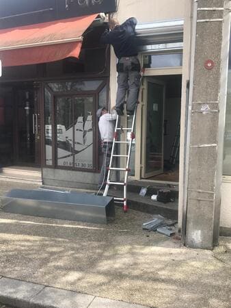 Installation de rideau metallique à Clichy sous Bois