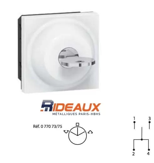 Schéma électrique du rideau métallique et raccordement