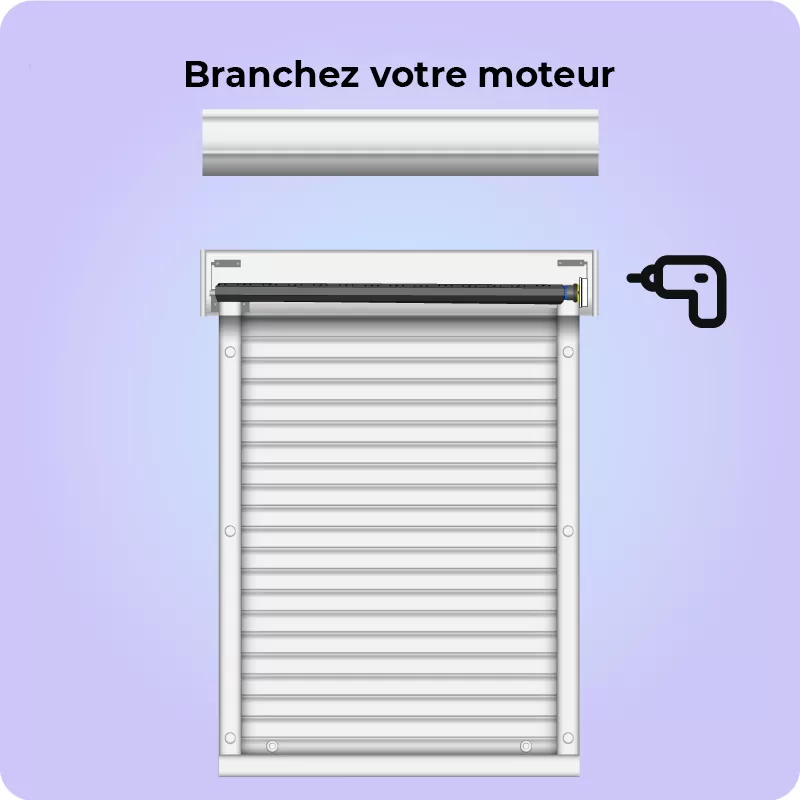 branchement de moteur de volet roulant Bubendorff