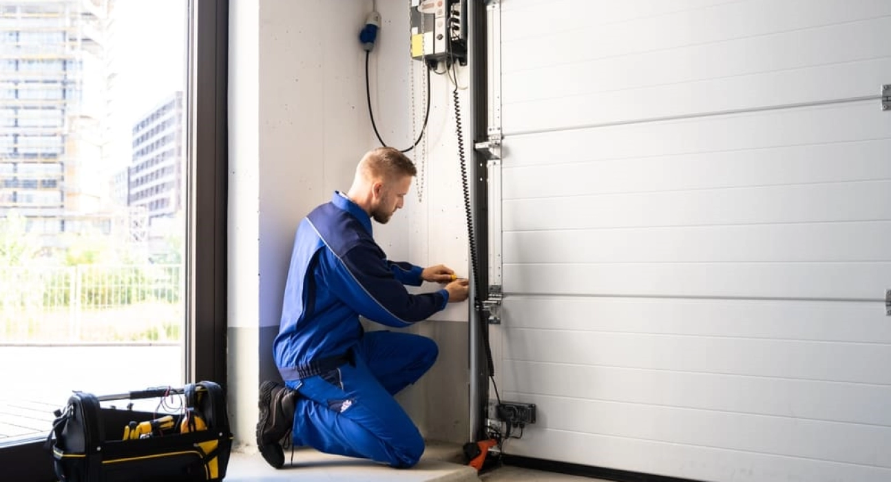 Image Quel lubrifiant pour porte de garage sectionnelle ?