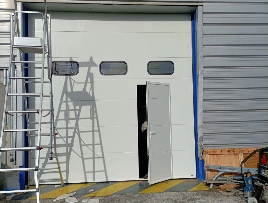 Image Réglage câble porte de garage sectionnelle